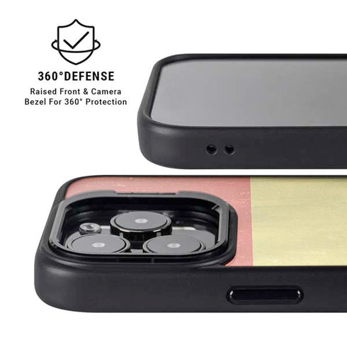 Bolivia Flag Distressed iPhone 14 Pro Kickstand Case